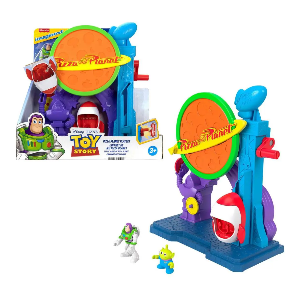 Fisher-price Imaginext Disney and Pixar Toy Story Pizza Planet Playset with 3