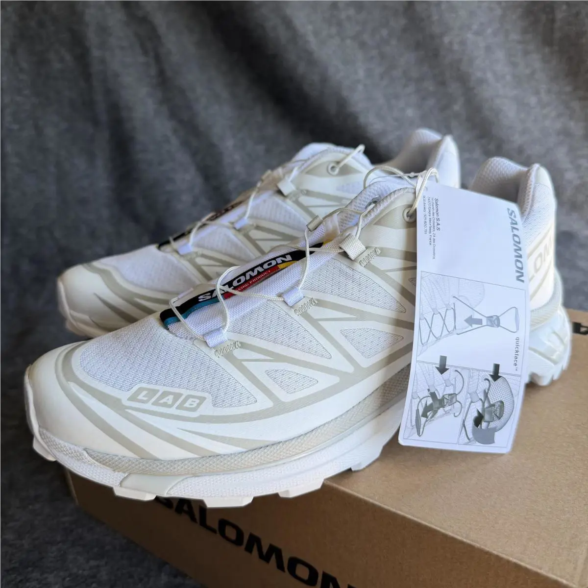 Salomon shoes - Salomon S/Lab XT-6 Soft Ground - L41252900 - White 1