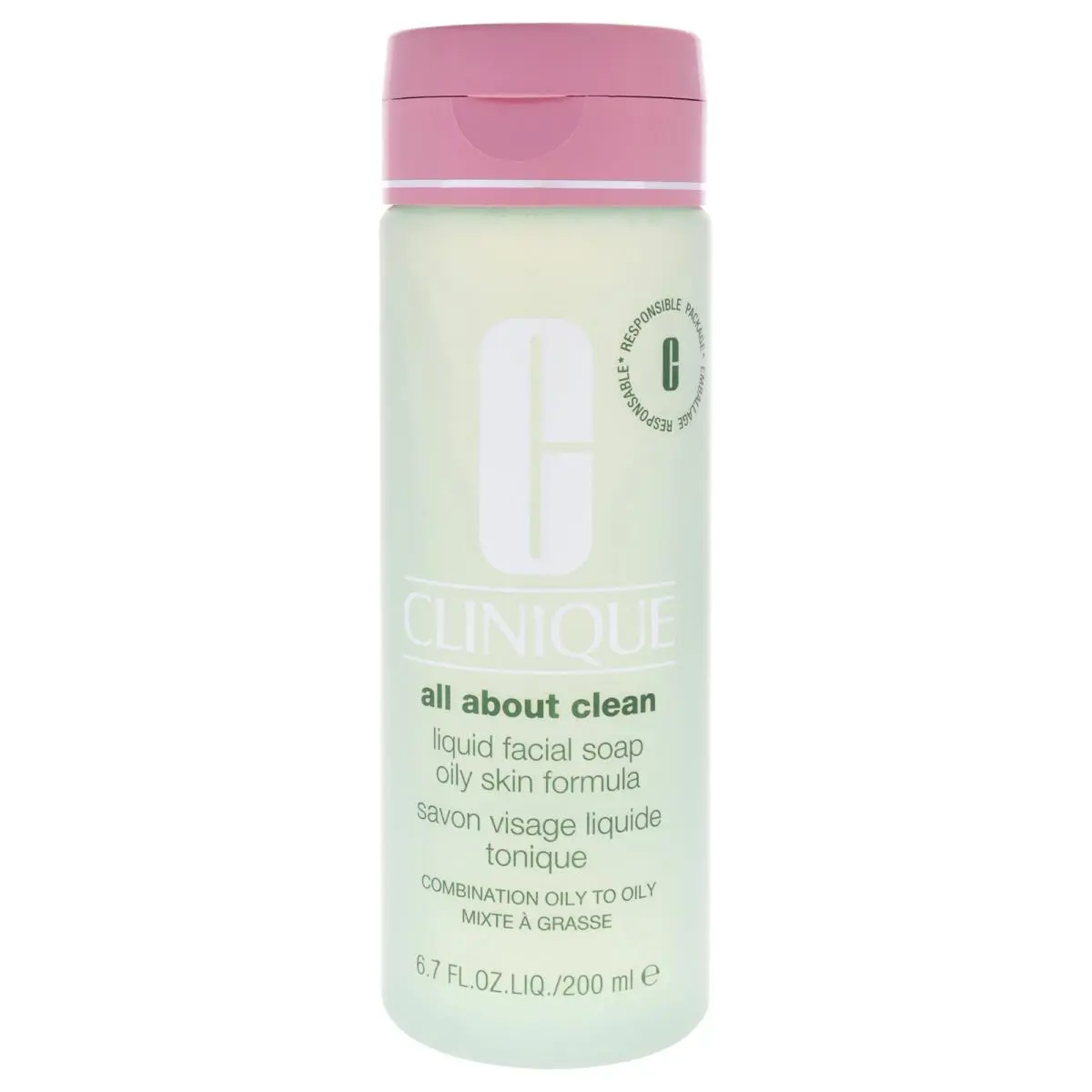 3 Pack All About Clean Liquid Facial Soap Oily Skin Formula  - 6.7 oz by Clinique