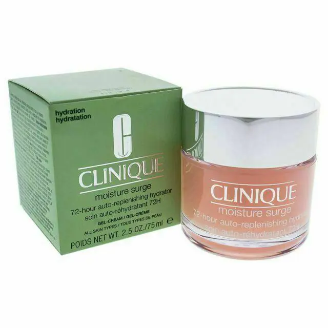 Clinique Moisture Surge 72 Hour Auto Replenishing Hydrator Gel Cream- 2.5oz -nib