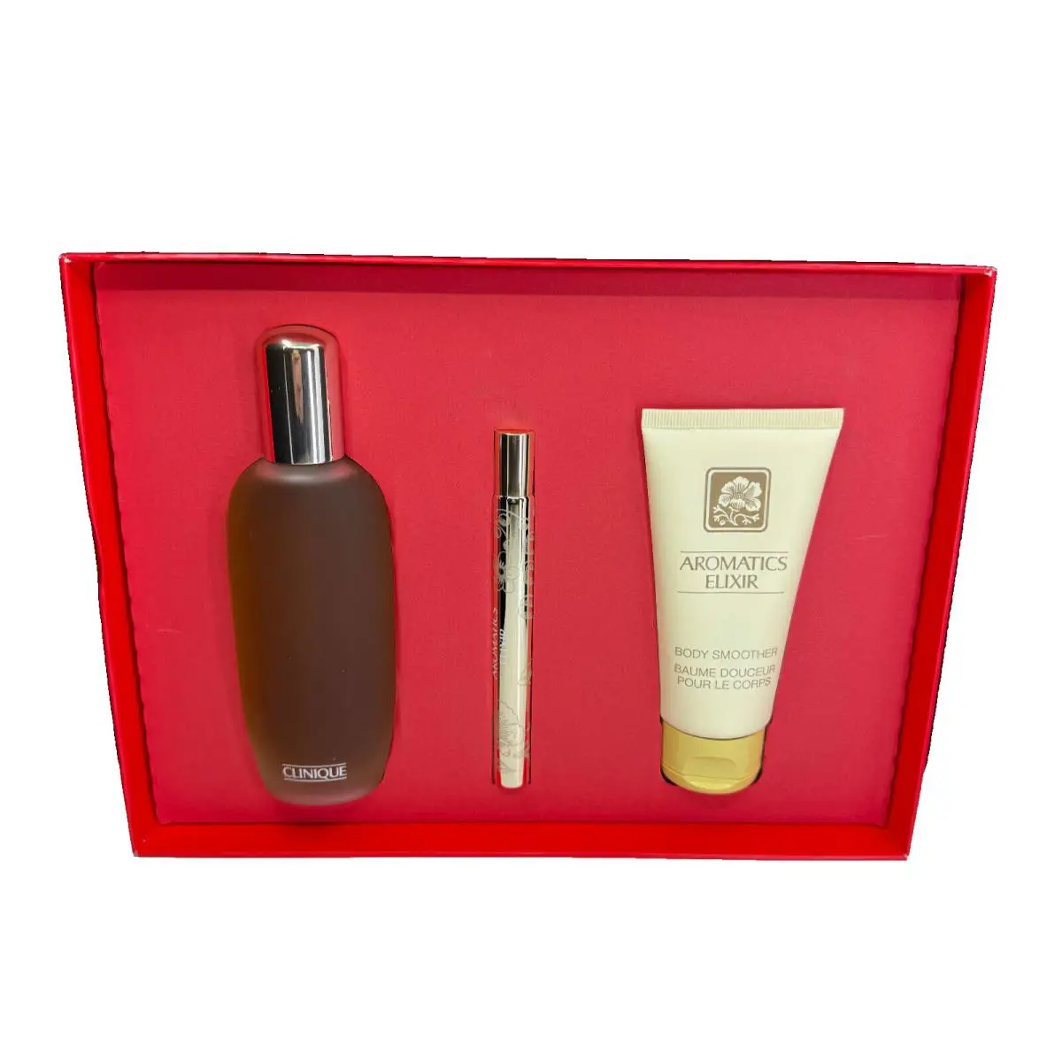 Clinique Aromatics Elixir Riches Perfume Set 3pcs Box Imperfect