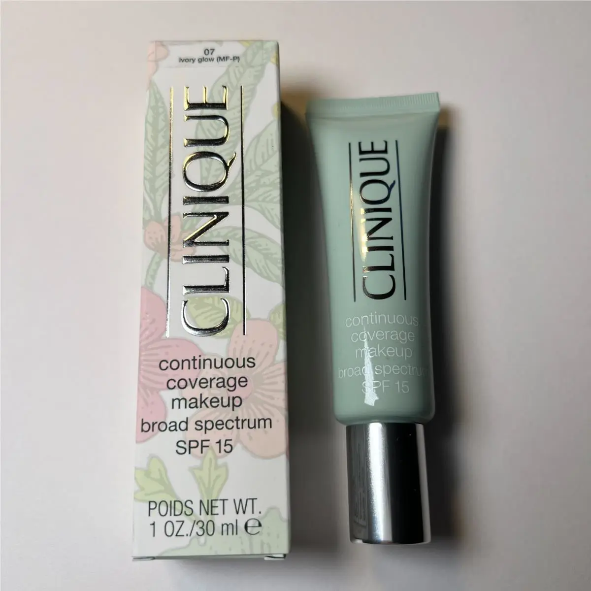Clinique Continuous Coverage Makeup Spf 15 Foundation Concealer 07 Ivory Glow