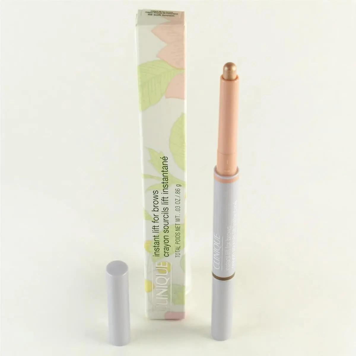 Clinique Instant Lift For Brows 02 Soft Brown - Full Size 0.03 Oz. / 0.86 g