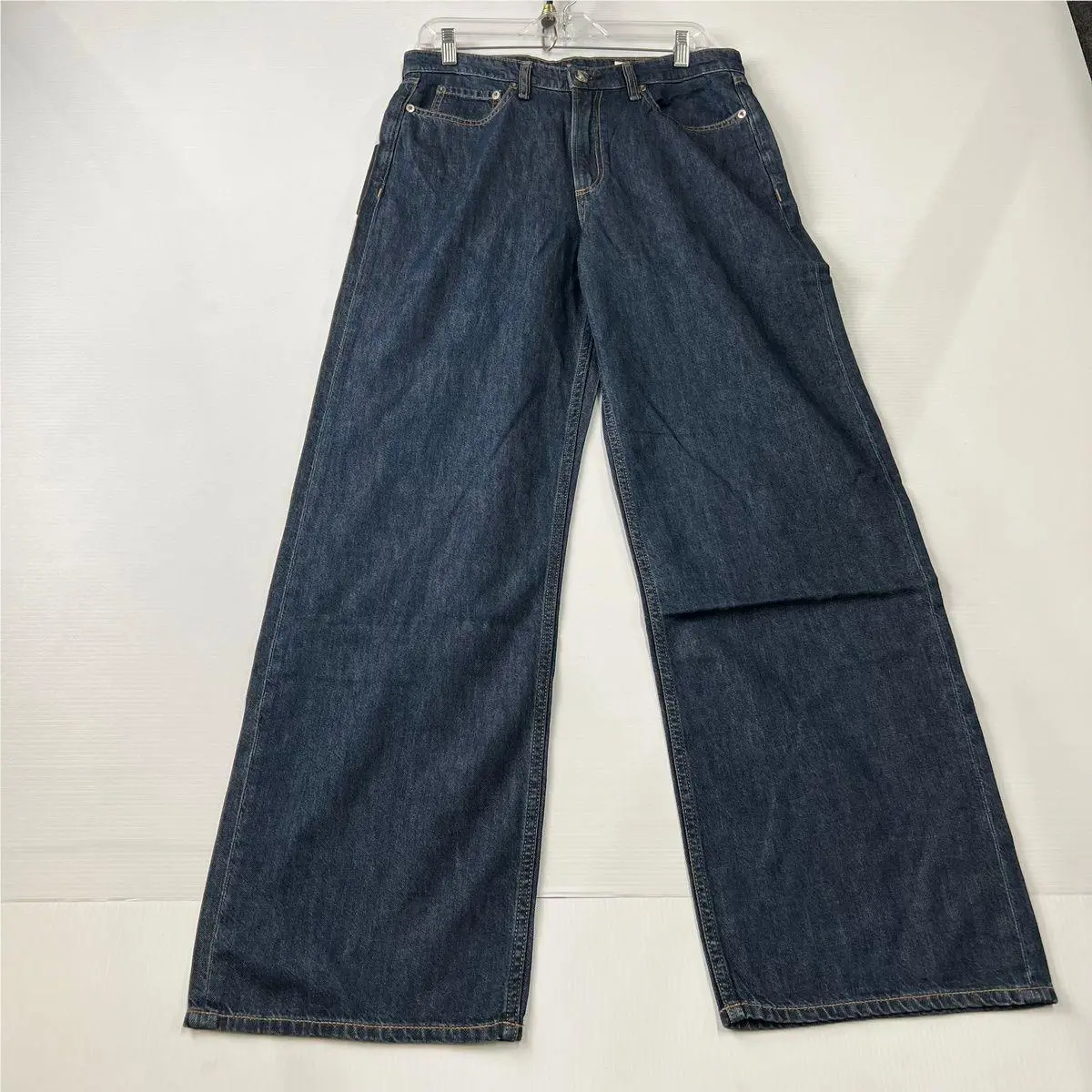 Rag Bone Logan Mid-rise Wide-leg Jeans Women`s Size 28 Wellbrook