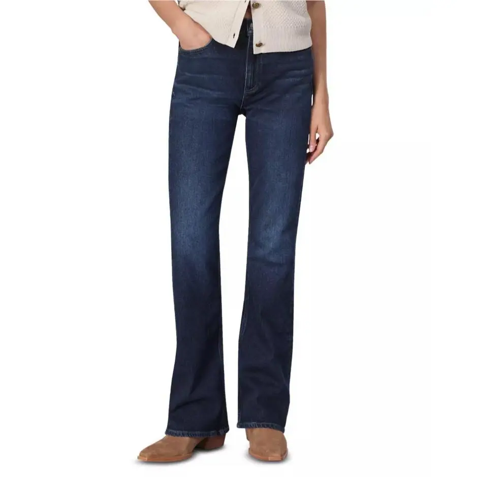 Rag Bone Women Branson Blue Dark Wash Peyton High Rise Bootcut Jeans Size 28