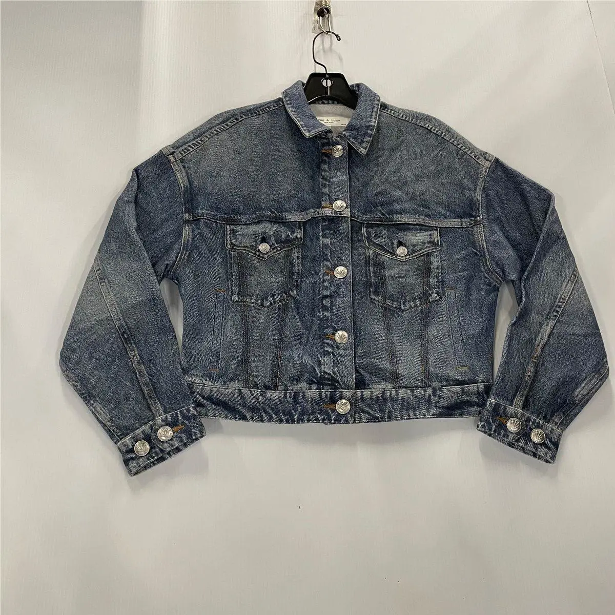 Rag Bone Miramar Trucker Jacket Women`s Size XS Walker