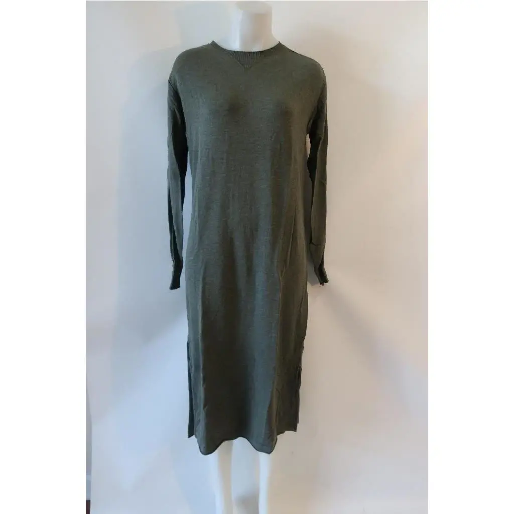 Womens Rag Bone Item- 51 Heather Army Green Townes Midi Dress M