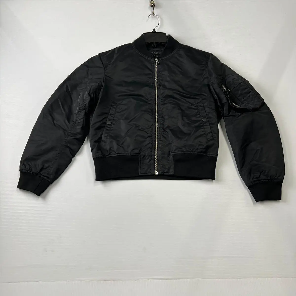 Rag Bone Mason Bomber Jacket Men`s Size S Black