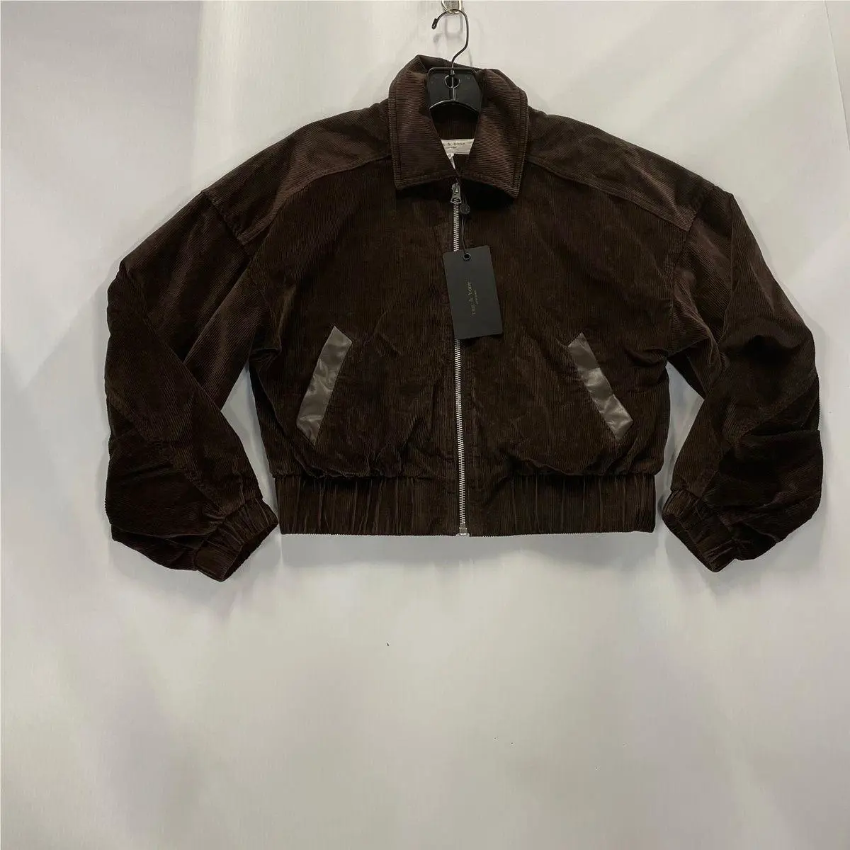 Rag Bone Lara Corduroy Jacket Women`s Size XS Dark Brown