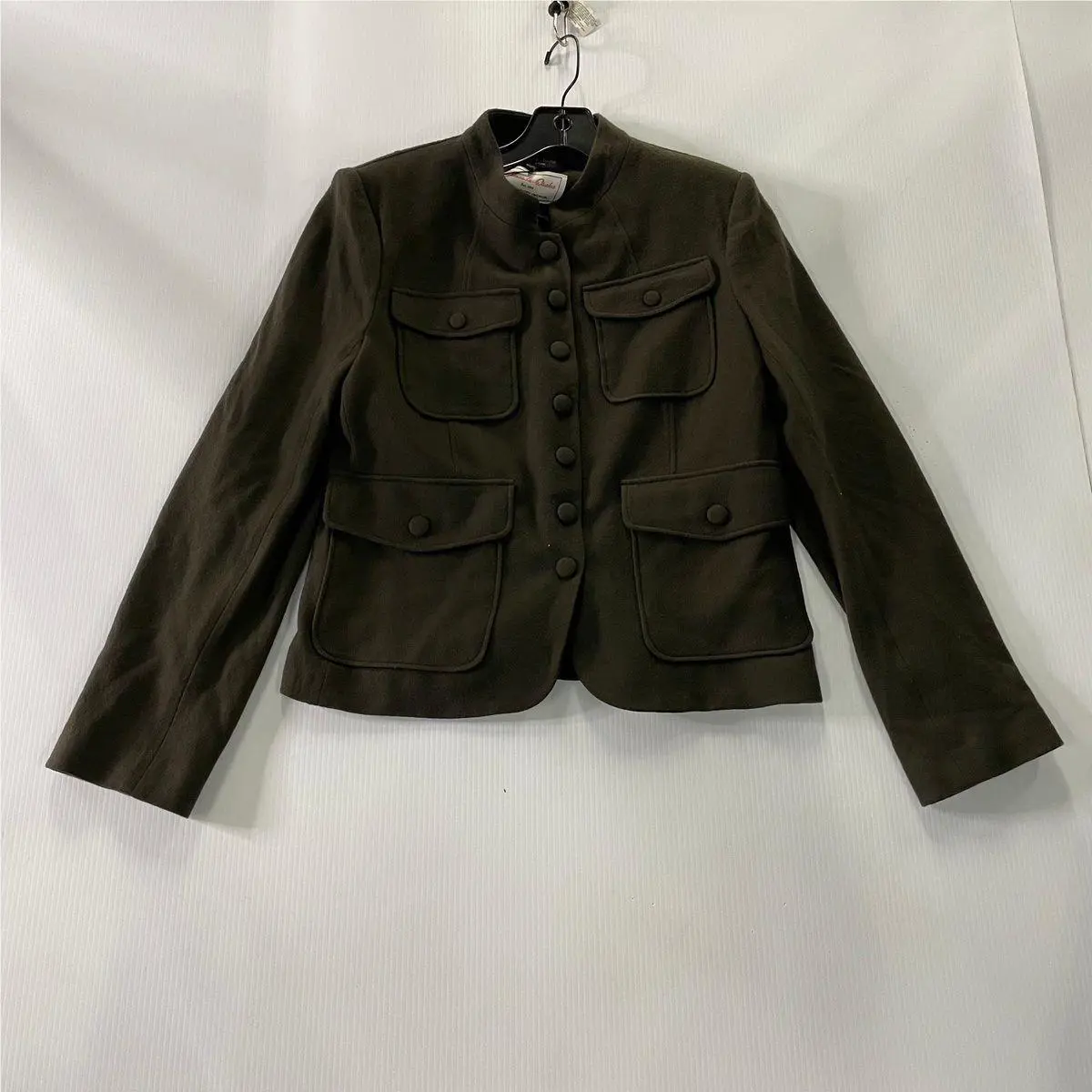 Rag Bone Mercer Japanese Wool Blazer Women`s Size 8 Army