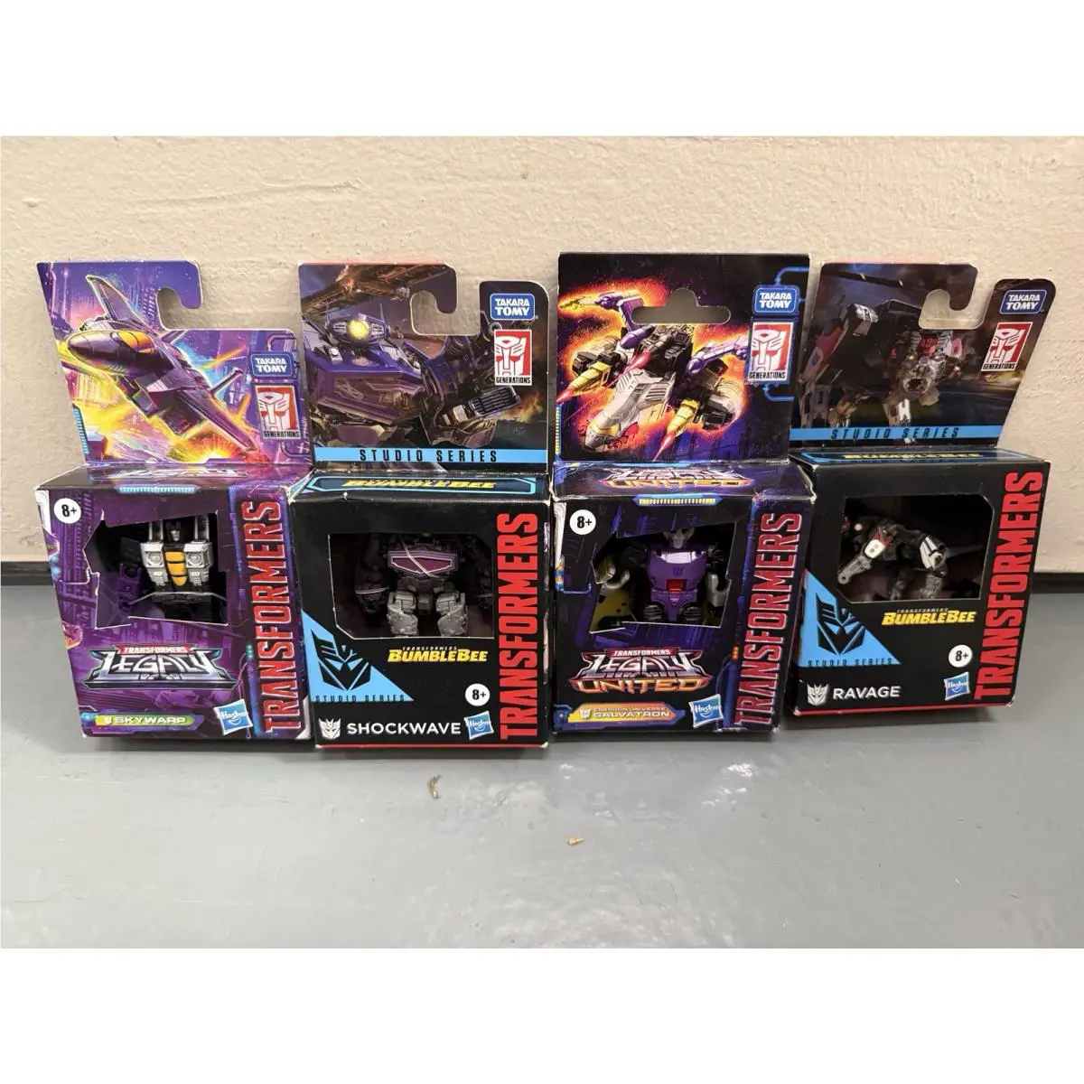 Transformers Studio Series Core Class Shockwave Ravage 3.5 Figures