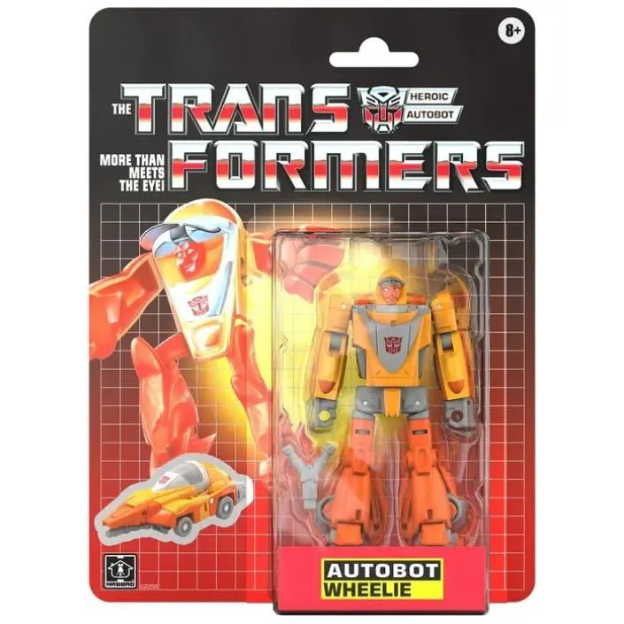 Transformers Autobot Wheelie Action Figure Retro G1-Inspired