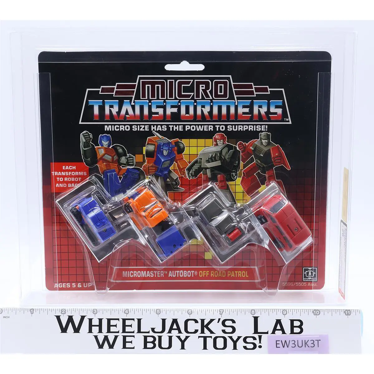 Off-road Patrol Afa Graded 85+ 85/90/90 G1 Transformers Micromaster Hasbro