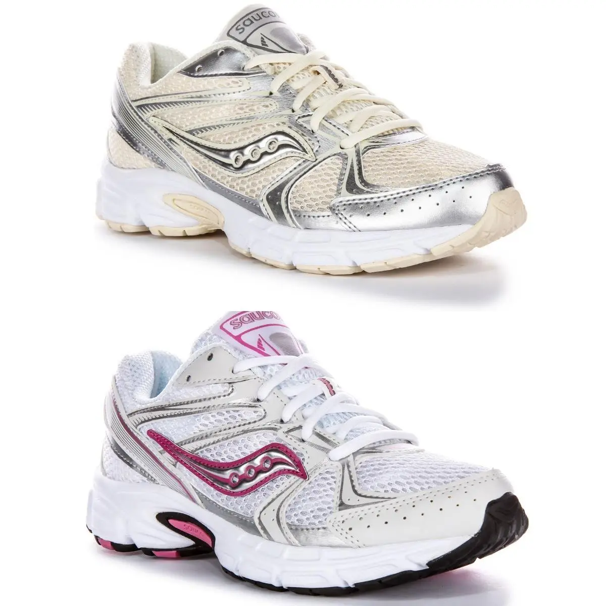 Saucony shoes - WHITE PINK 8
