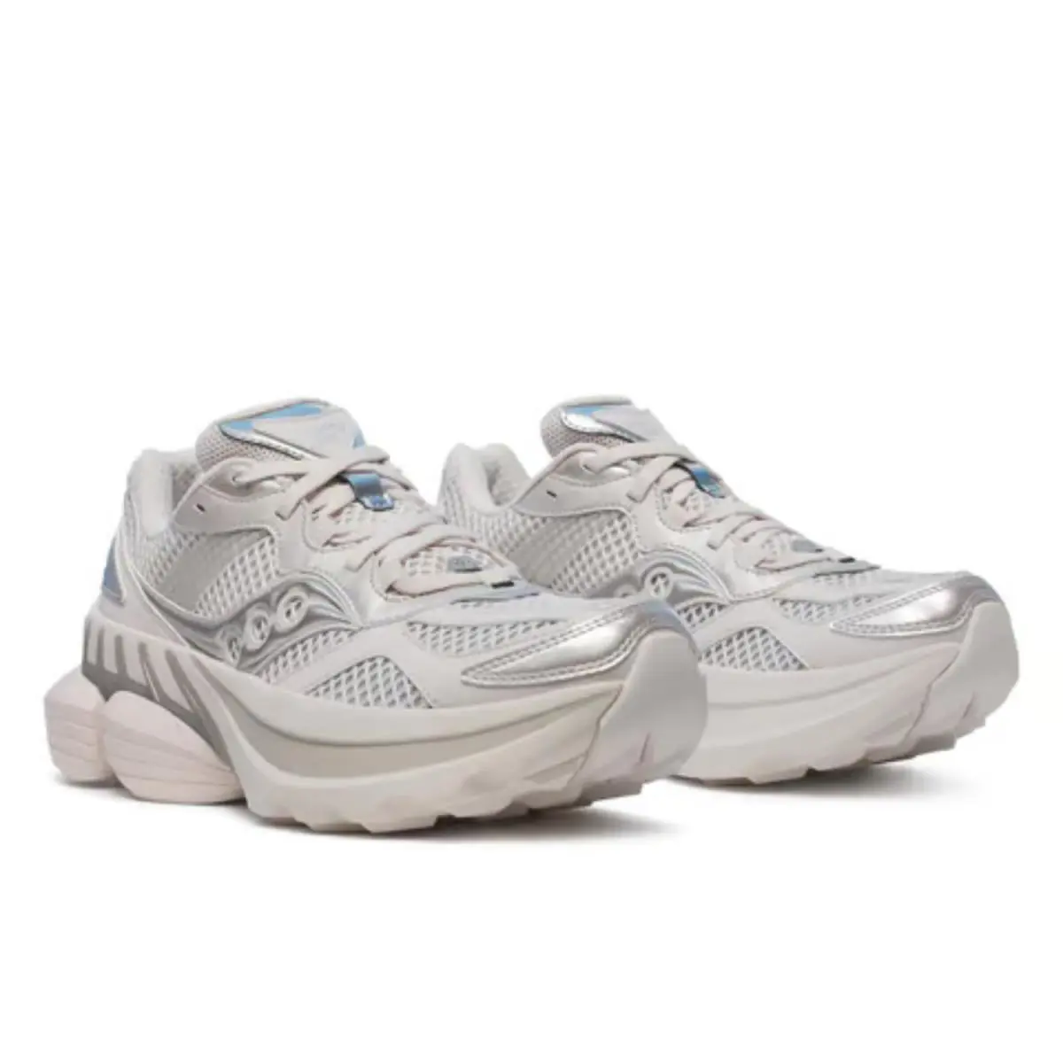 Saucony Grid Nxt S70797-5 Sneakers Mens US 6 Moon Lifestyle Low Top Shoes TF8783 - White