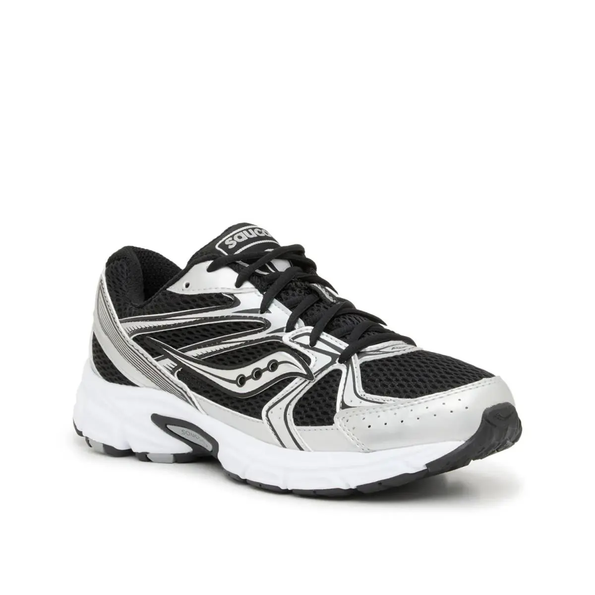 Woman`s Athleisure Saucony Ride Millennium Sneaker - Black/Silver