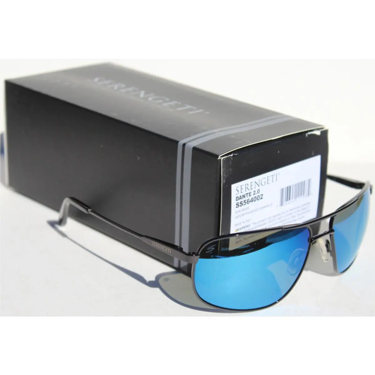 Dante 2.0 Polarized Sunglasses Black/saturn 555nm Blue SS564002 by Serengeti