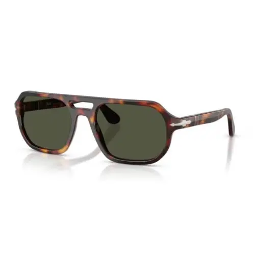 Persol 0PO3393S - Guido 24/31 Havana/green 56mm Men`s Sunglasses - Frame: Havana, Lens: Green