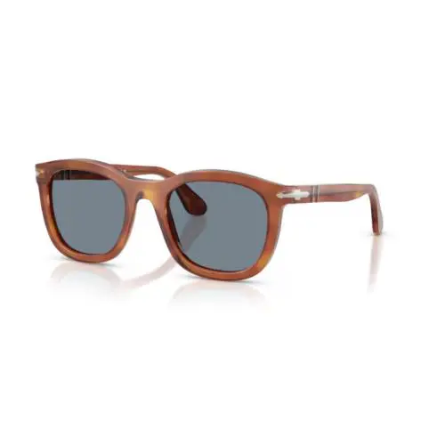 Persol PO3395S 96 56 Terra Di Siena Light Blue 52 mm Unisex Sunglasses