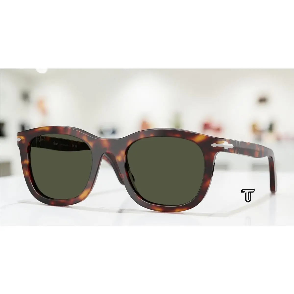 Persol PO3395S 24 31 Havana Green 52 mm Unisex Sunglasses