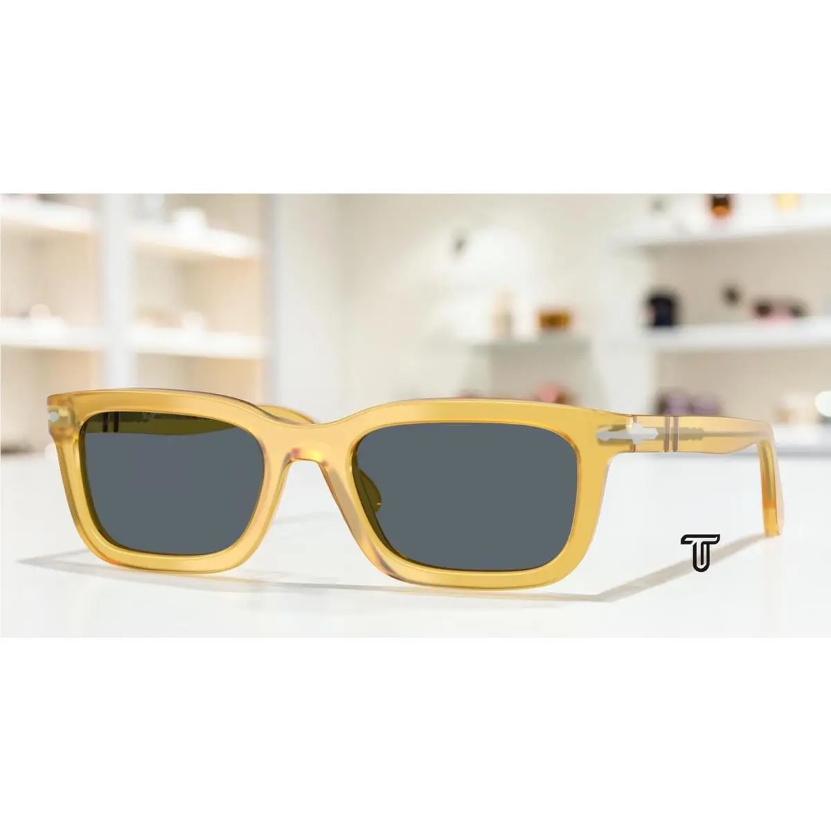 Persol PO3396S 204 R5 Miele Blue 53 mm Unisex Sunglasses