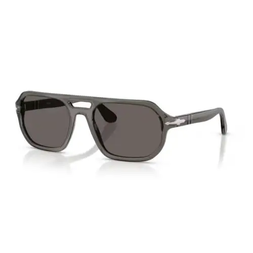 Persol 0PO3393S - Guido 1103B1 Transparent Grey/dark Grey 59mm Men`s Sunglasses - Frame: Transparent Grey, Lens: Dark Grey