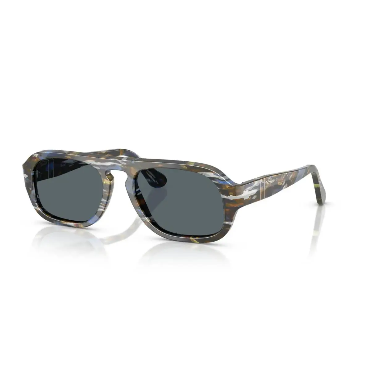 Persol PO 3369S Frost Grey Nautical Blue/blue 1222R5 Sunglasses