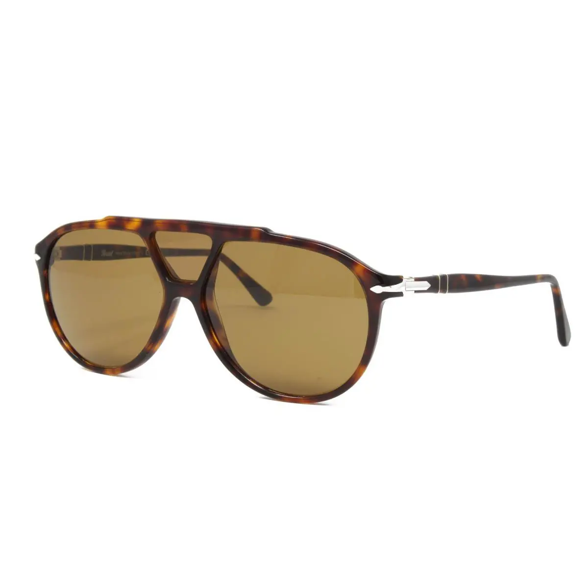 PO3217S-2453 Men`s Sunglasses Havana Brown 59mm Plastic Aviator by Persol