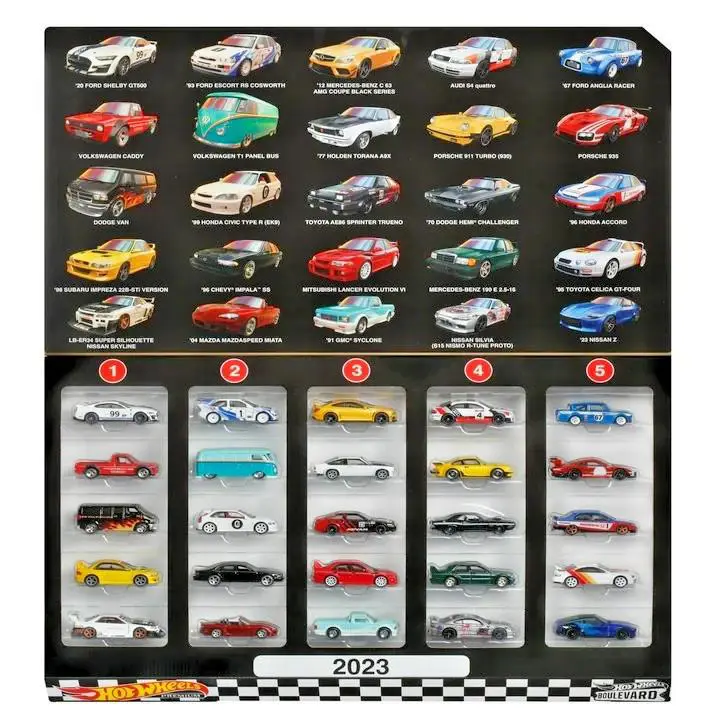 Hot Wheels Boulevard 2023 Case 25 Car Set Walmart Exclusive