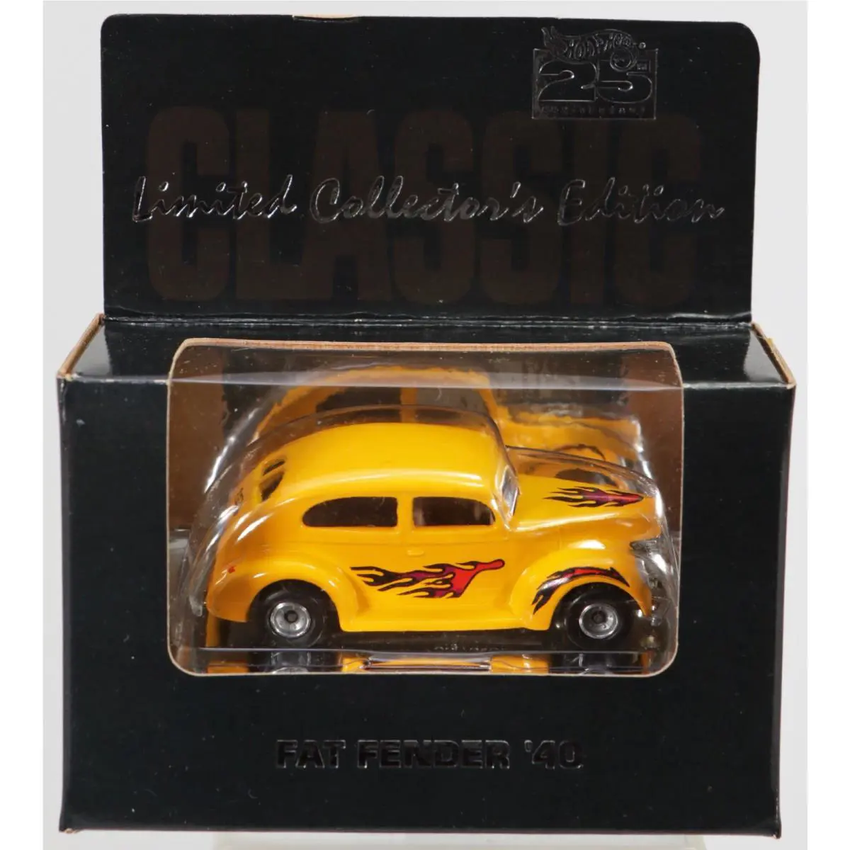 Hot Wheels Fat Fendered 1940 25th Anniversary Collector`s Edition - 11267 Yellow