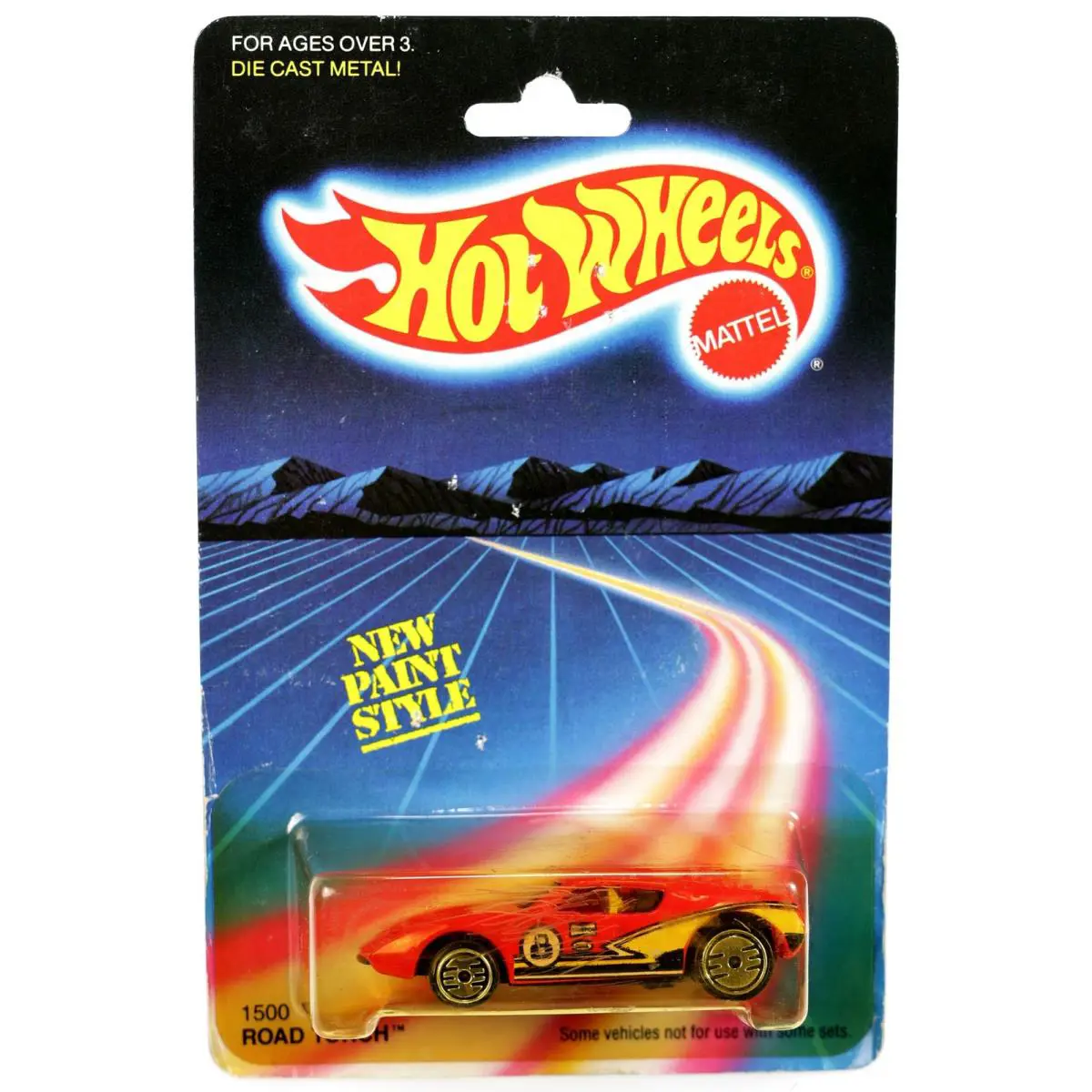 Vintage Hot Wheels Road Torch Speed Fleet Series - 1500 Nrfp 1986 Red 1:64