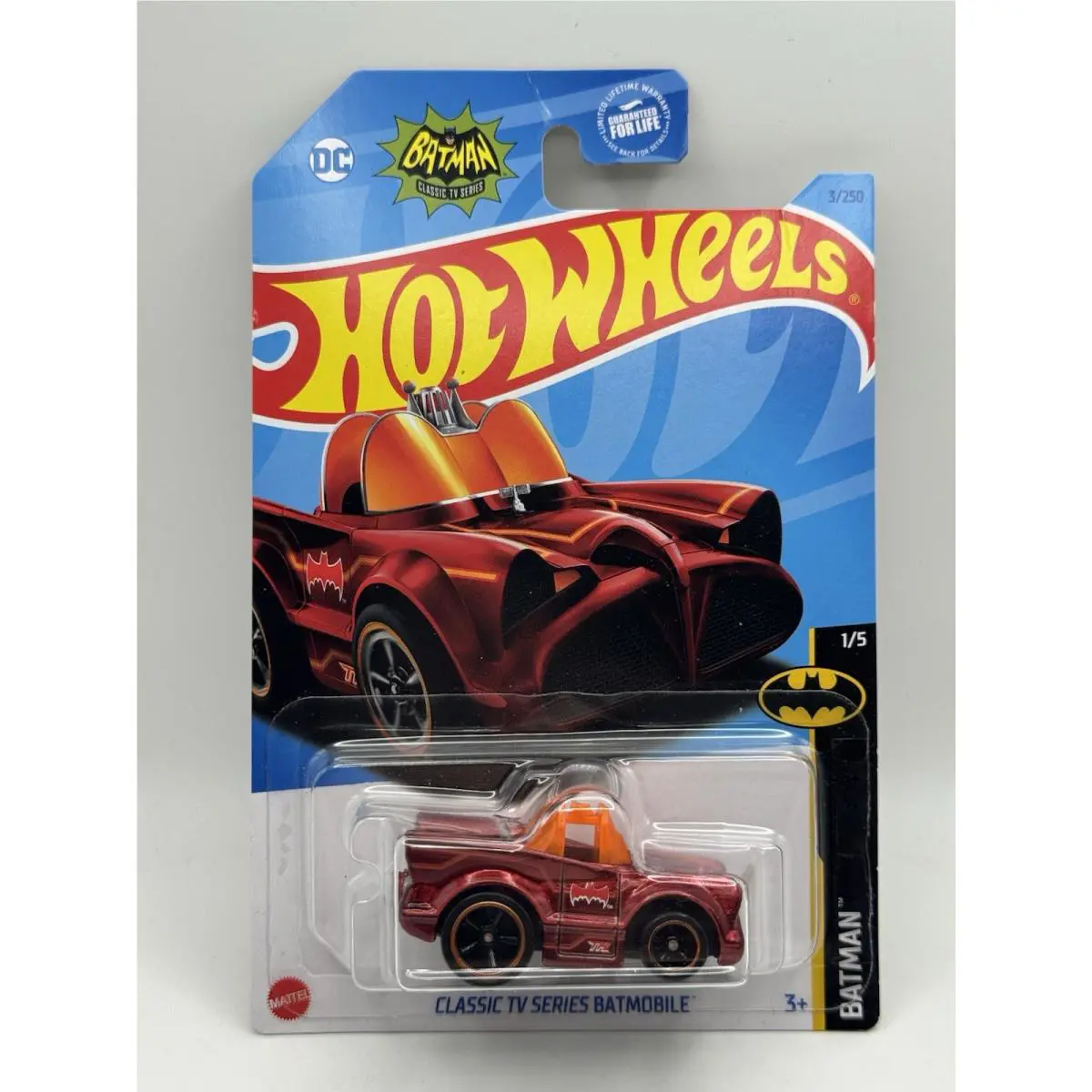 Hot Wheels Batman Classic TV Series Batmobile - 1:64 Super Treasure Hunt Read