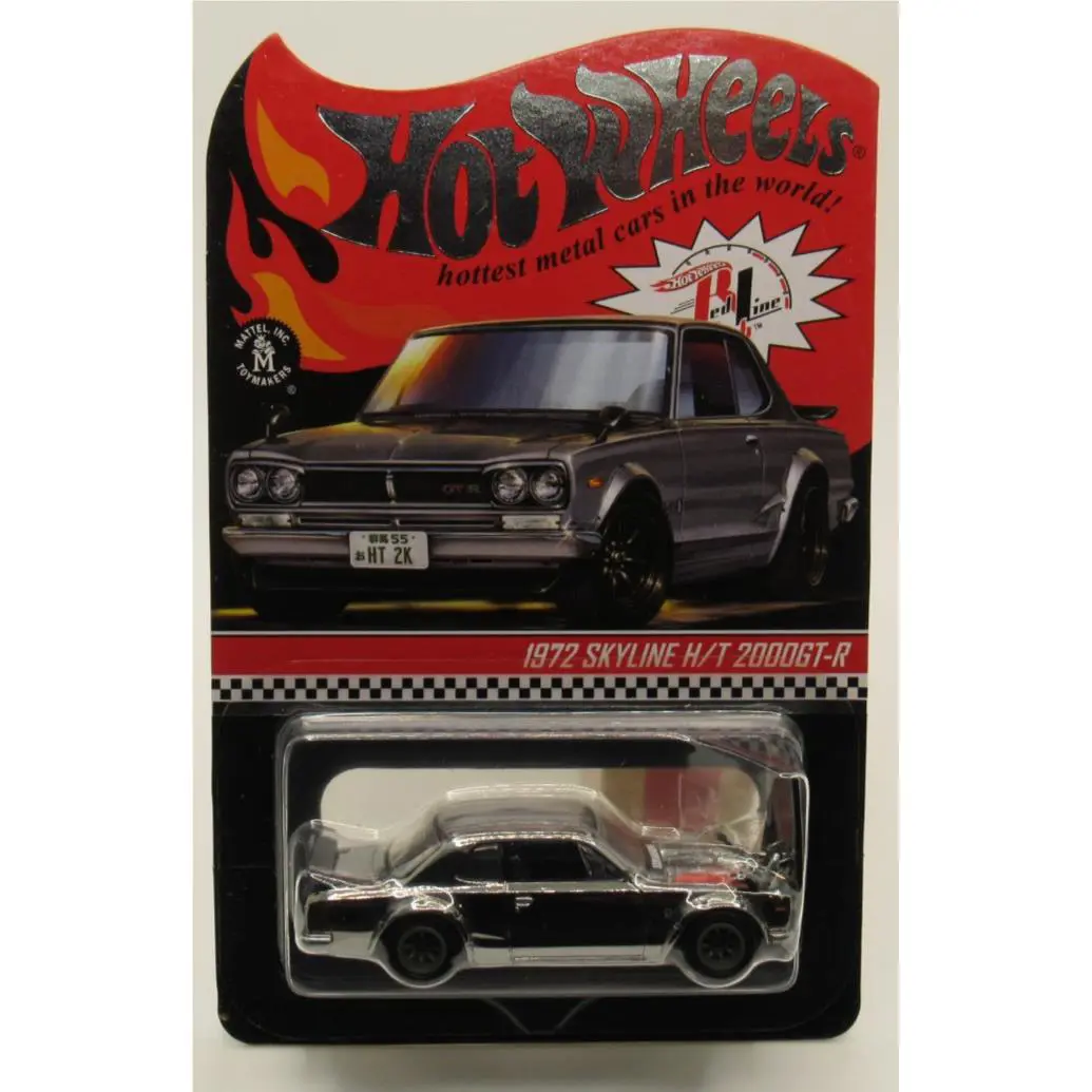 Hot Wheels 2021 Rlc 1972 Nissan Skyline H/t 2000GT-R Real Riders Chrome Hakosuka