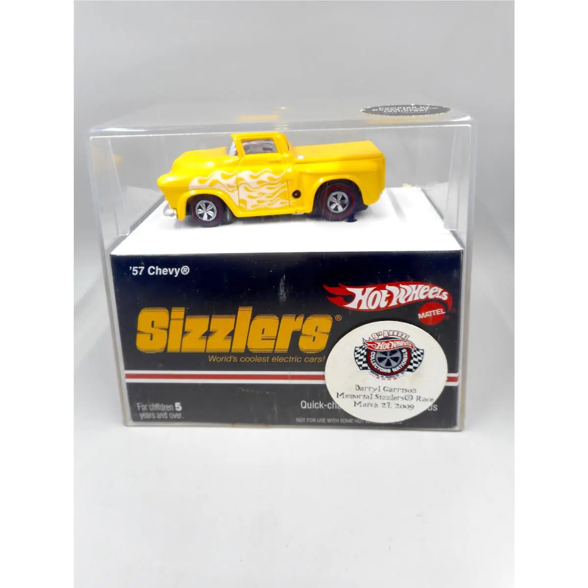 Hot Wheels Sizzlers `57 Chevy Truck Darryl Garrison Memorial