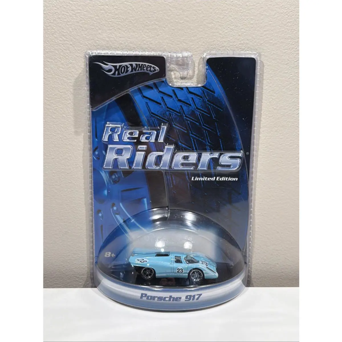 Hot Wheels Real Riders Limited Edition Porsche 917 Light Blue 2005 L1