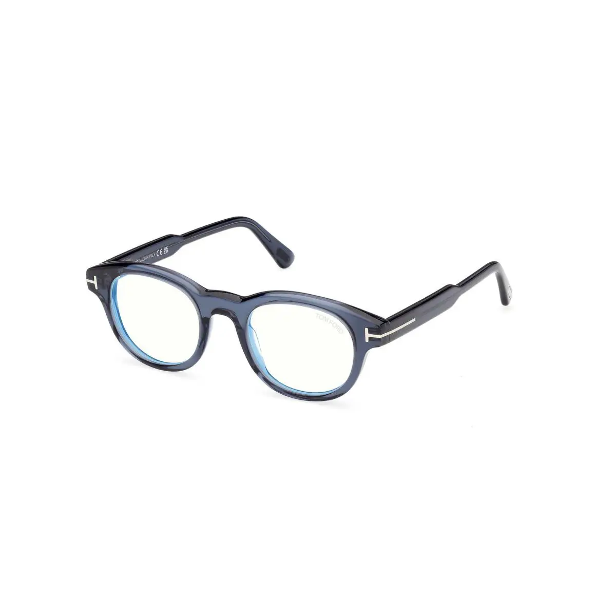 Tom Ford FT6121-B Shiny Blue Shiny Blue 090 Eyeglasses