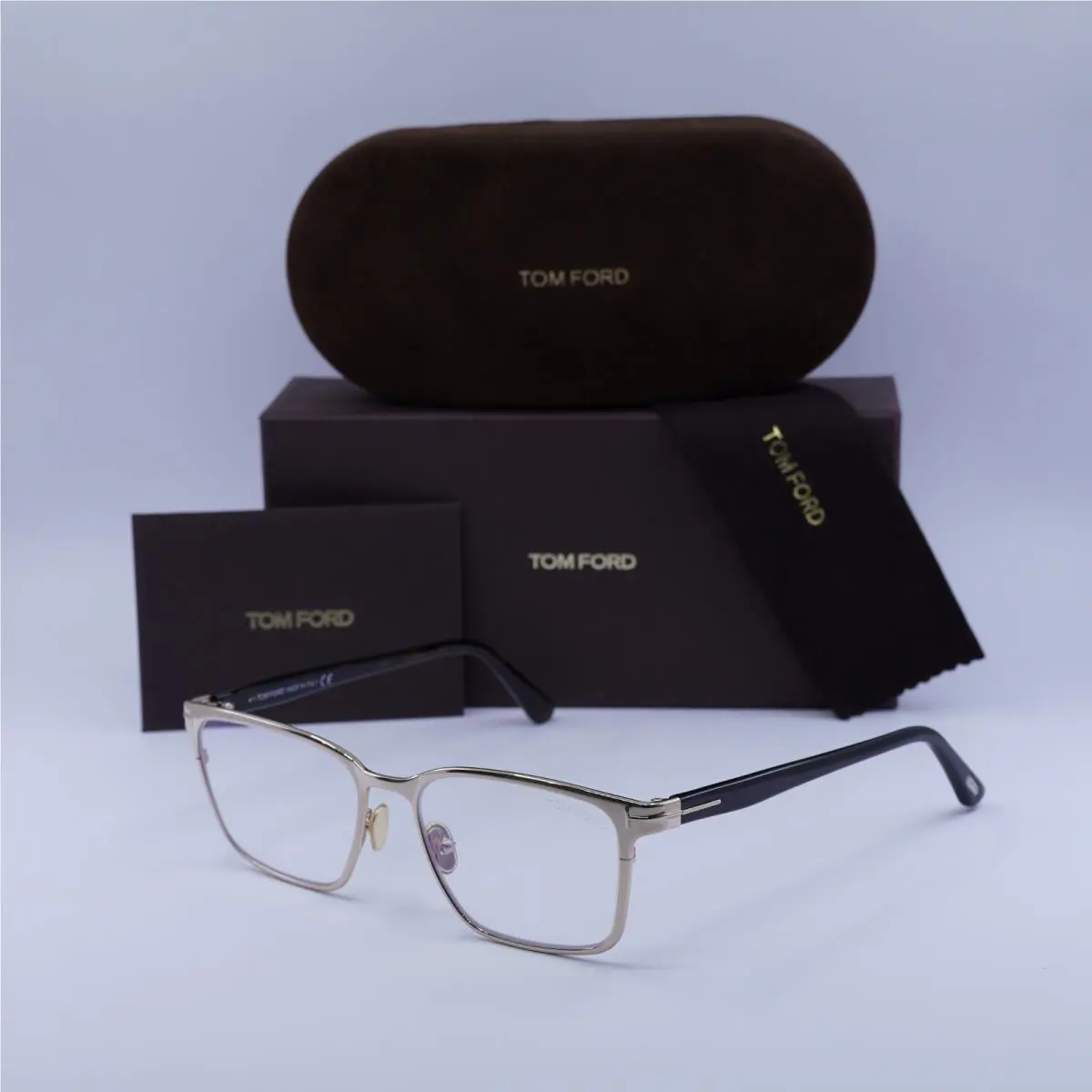 Tom Ford FT5733-B 028 Shiny Rose Gold/shiny Dark Havana 53mm Eyeglasses