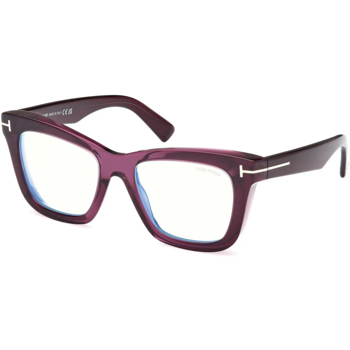 Tom Ford FT5881-B Shiny Violet Shiny Violet 081 Eyeglasses