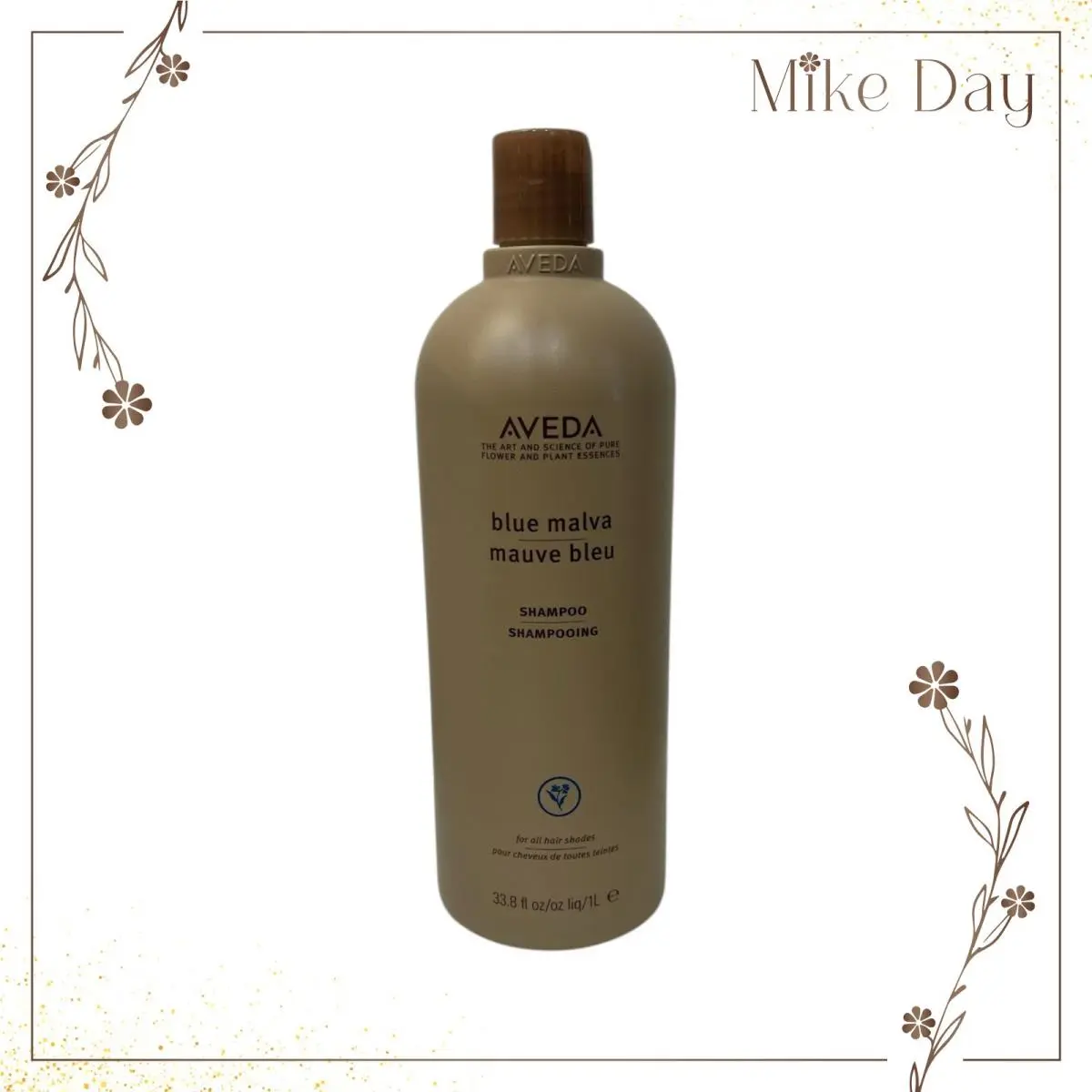 Aveda Blue Malva Shampoo 1000 mL with Pump For All Hair Shades