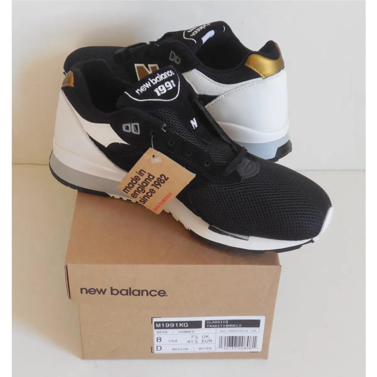 New Balance shoes - New Balance 1500 - M1991KG - Black/White (UPC: 190737208081) 0
