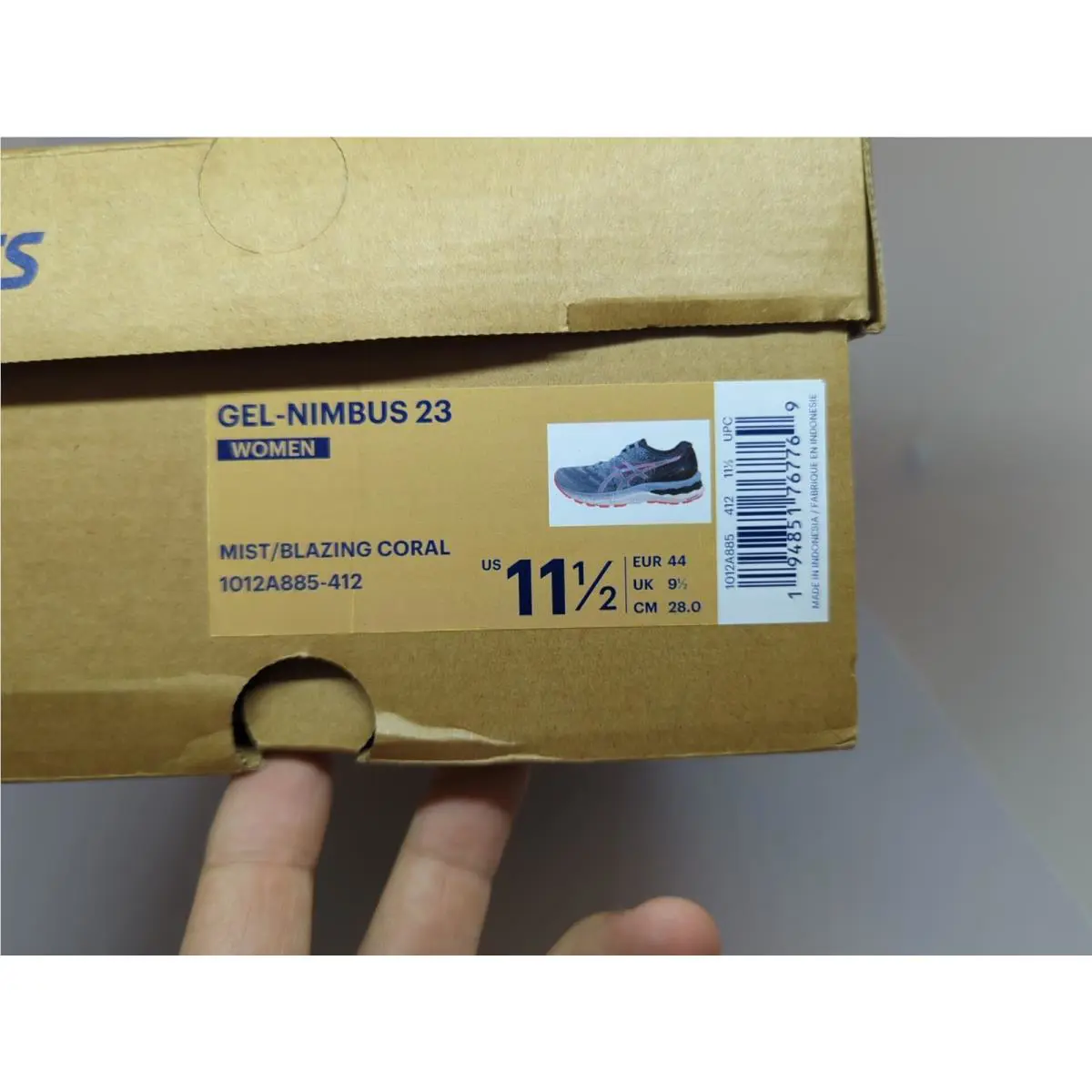 Asics shoes - ASICS Wmns Gel Nimbus 23 - 1012A885-412 - Blue (UPC: 194851767769) 9