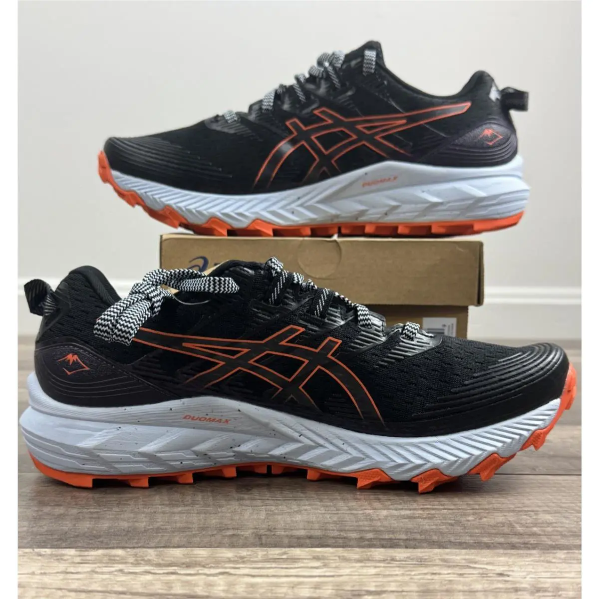 Asics shoes - ASICS GEL-Trabuco 10 - 1012B173001 - Black/Nova Orange 2