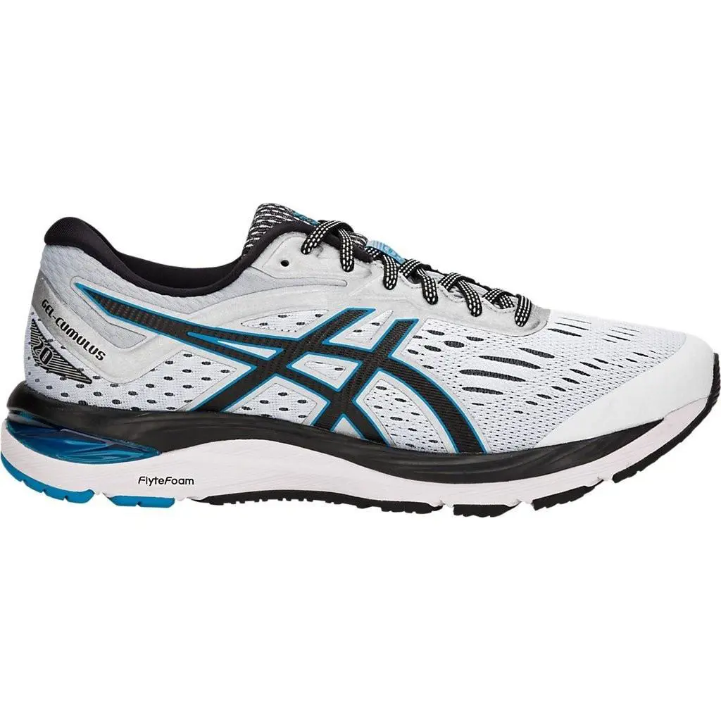 Size 9.5 - Asics Men`s Gel-cumulus 20 Running Shoes Glacier Grey/black