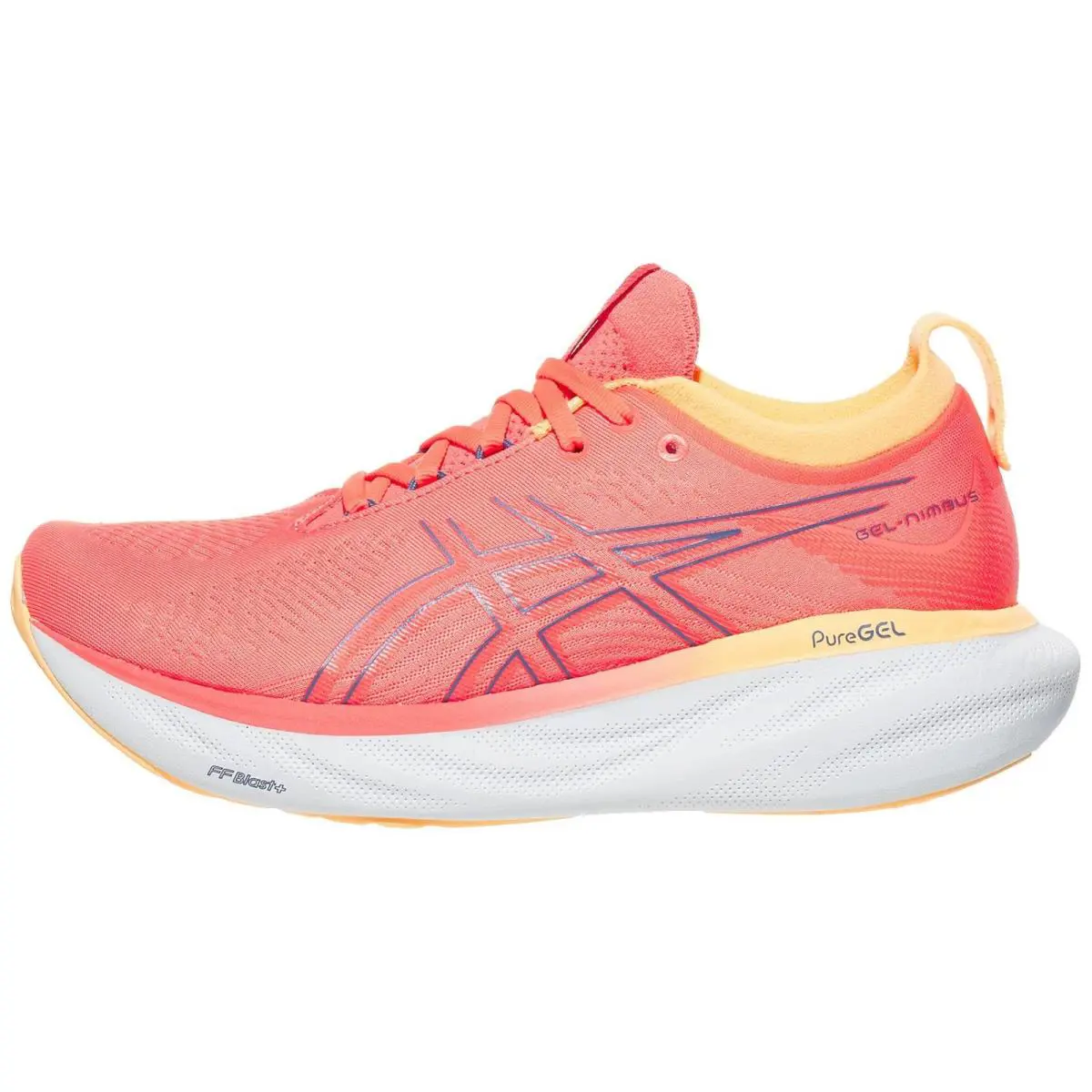 Asics shoes - ASICS Wmns Gel Nimbus 25 - 1011B437700 - Papaya/Dusty Purple 1