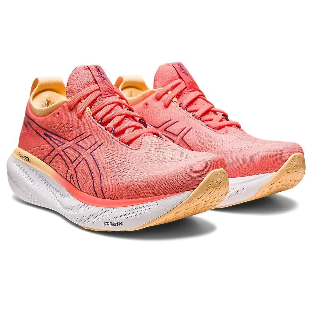 Asics shoes - ASICS Wmns Gel Nimbus 25 - 1011B437700 - Papaya/Dusty Purple 2