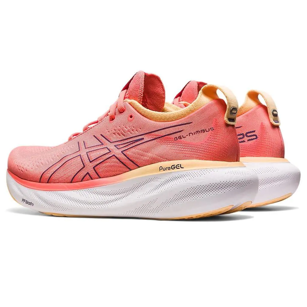 Asics shoes - ASICS Wmns Gel Nimbus 25 - 1011B437700 - Papaya/Dusty Purple 3
