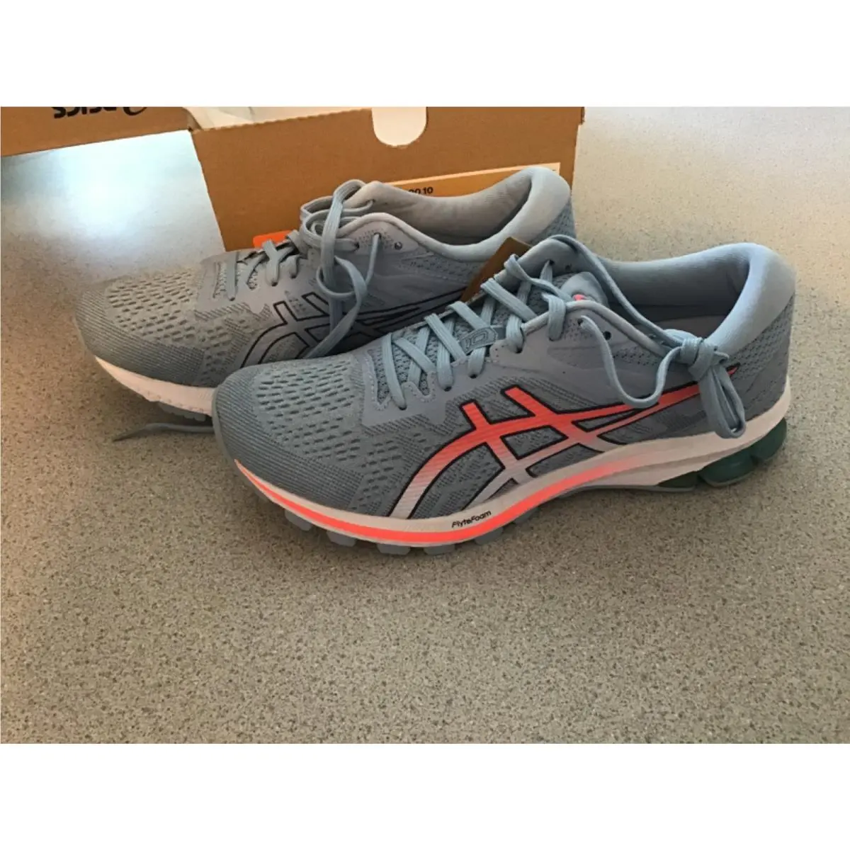 Asics shoes - GT-1000 10 - 1012A878-408 - Soft Sky/Blazing Coral 2