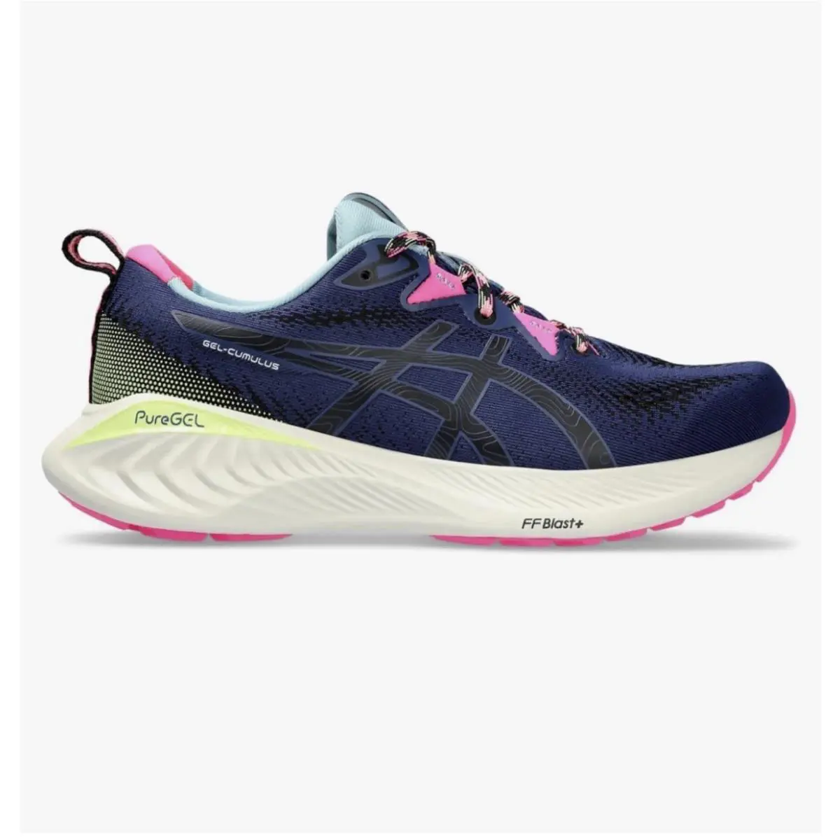 Asics Gel-cumulus 25 Soft Sky Azure Blue Pink Running Walking Size 8.5. A12