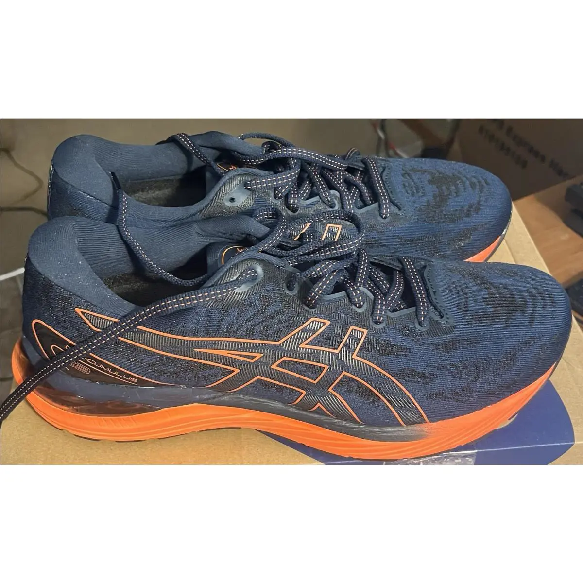 Asics shoes - ASICS GEL-Cumulus 23 - 1011B012-408 - Blue/Orange (UPC: 0196074070824) 0