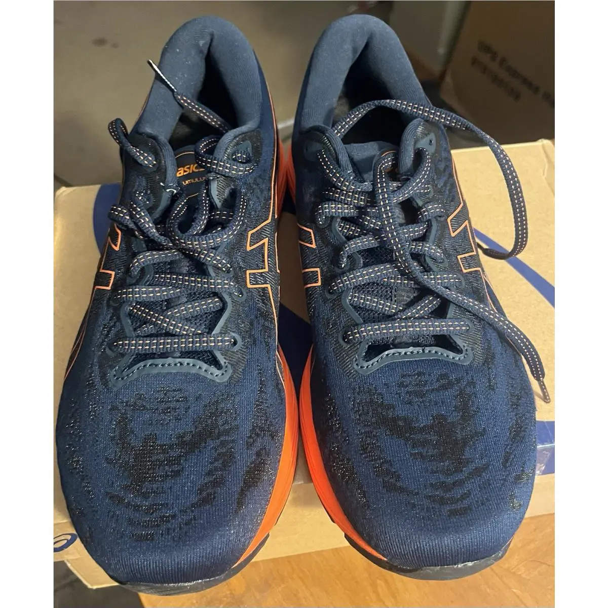 Asics shoes - ASICS GEL-Cumulus 23 - 1011B012-408 - Blue/Orange (UPC: 0196074070824) 2